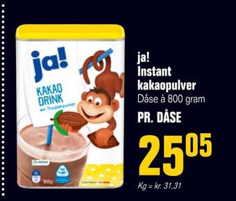 Poetzsch Padborg Ja! instant kakaopulver tilbud