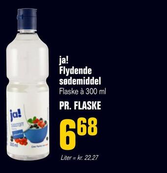 Poetzsch Padborg Ja! flydende sødemiddel tilbud