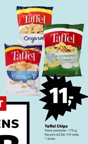 SuperBrugsen Taffel chips tilbud