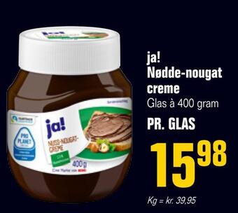 Ja! nødde-nougat creme