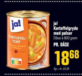 Poetzsch Padborg Ja! kartoffelgryde med pølser tilbud