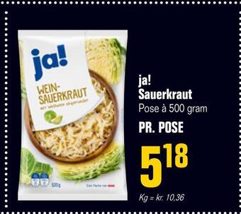 Ja! sauerkraut
