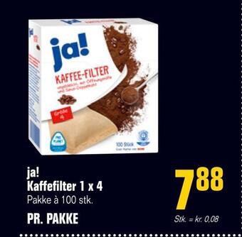 Poetzsch Padborg Ja! kaffefilter 1 x 4 tilbud