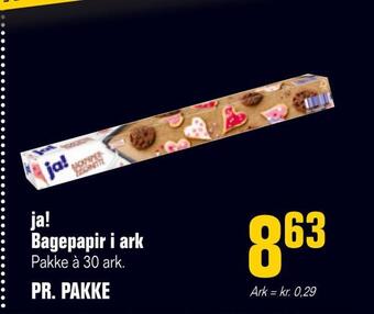 Poetzsch Padborg Ja! bagepapir i ark tilbud