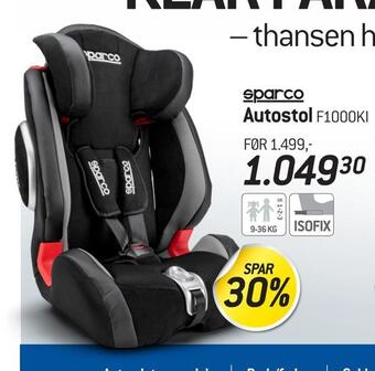 Thansen Autostol f1000ki tilbud