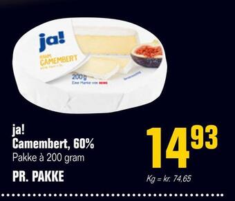 Poetzsch Padborg Ja! camembert, 60% tilbud