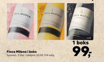SuperBrugsen Finca milena i boks tilbud