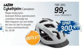Thansen Cykelhjelm cameleon tilbud