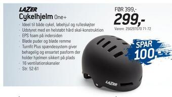 Thansen Cykelhjelm one+ tilbud