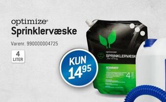 Thansen Sprinklervæske tilbud