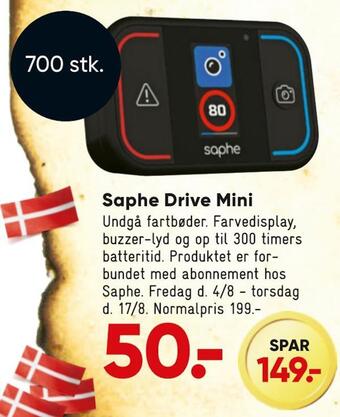 Bilka Saphe drive mini tilbud