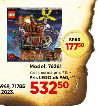 Bilka Spar 25% på lego æsker tilbud
