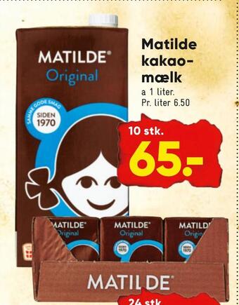 Bilka Matilde kakaomælk tilbud