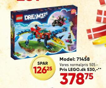 Bilka Spar 25% på lego æsker tilbud