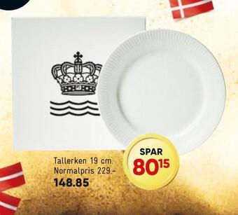 Bilka Tallerken 19 cm tilbud