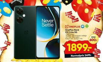 Bilka Oneplus nord ce 3 lite 5g tilbud
