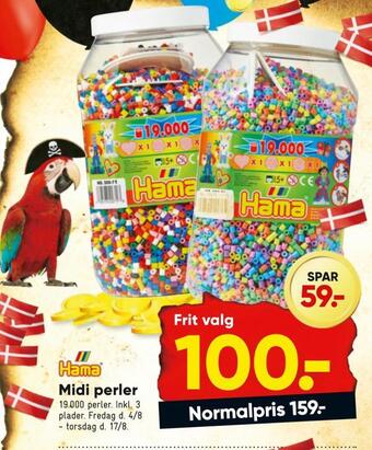 Bilka Midi perler tilbud