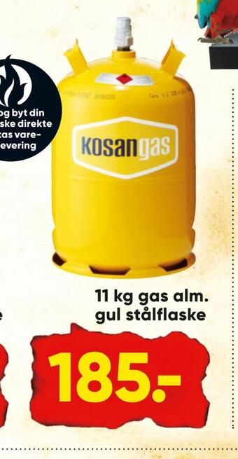 Bilka Flaskegas - ombytning tilbud
