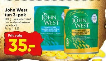 John west tun 3-pak