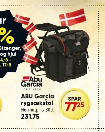 Bilka Abu garcia rygsækstol tilbud