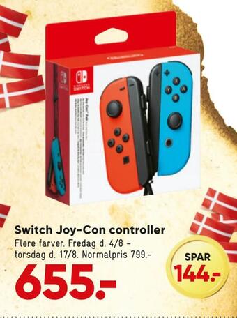 Bilka Switch joy-con controller tilbud