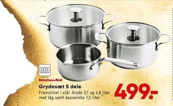 Bilka Grydesæt 5 dele tilbud