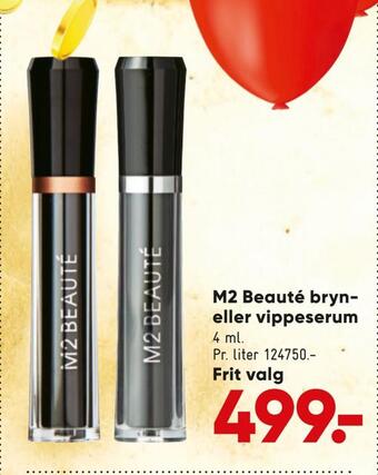 Bilka M2 beauté bryn- eller vippeserum tilbud