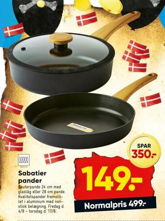 Bilka Sabatier pander tilbud