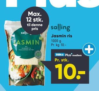 Bilka Jasmin ris tilbud