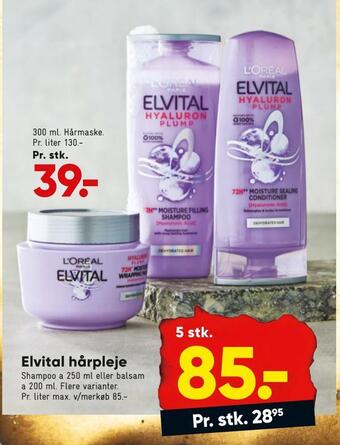 Bilka Elvital hårpleje tilbud