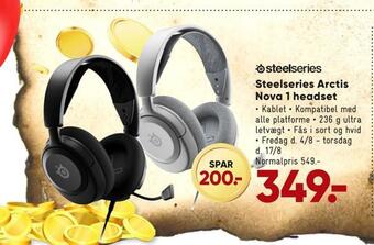 Bilka Steelseries arctis nova 1 headset tilbud