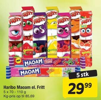 Fakta Tyskland Haribo maoam el. fritt tilbud