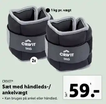 Lidl Sæt med håndleds-/ ankelvægt tilbud