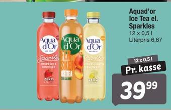 Fakta Tyskland Aquad'or ice tea el. sparkles tilbud
