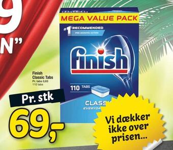 Fakta Tyskland Finish classic tabs tilbud