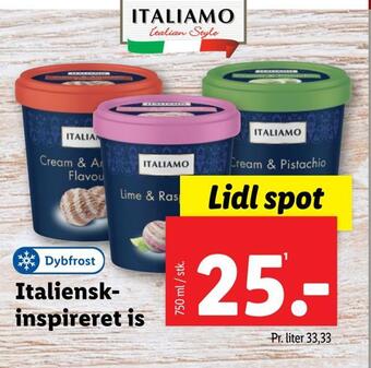 Lidl Italienskinspireret is tilbud
