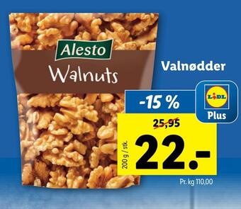Lidl Valnødder tilbud