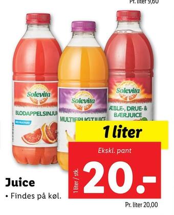 Lidl Juice tilbud