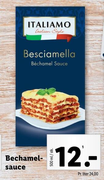Lidl Bechamelsauce tilbud