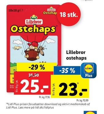 Lidl Lillebror ostehaps tilbud