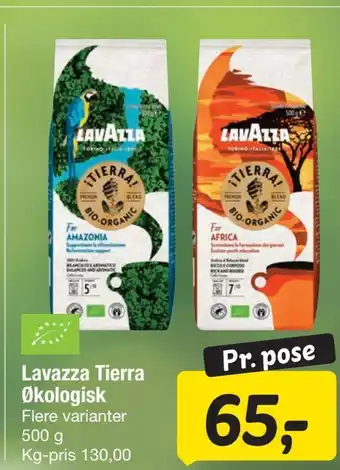 Fakta Tyskland Lavazza tierra økologisk tilbud