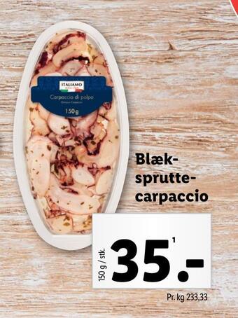 Blækspruttecarpaccio