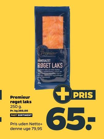 Netto Premieur røget laks tilbud