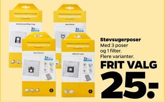 Netto Støvsugerposer tilbud