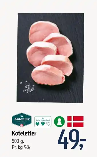 Føtex Koteletter tilbud