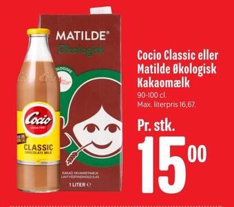 Min Købmand Cocio classic eller matilde økologisk kakaomælk tilbud