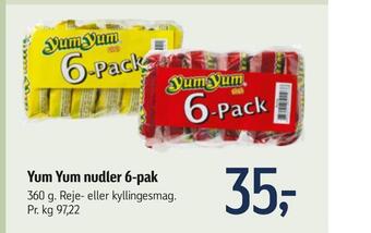 Yum yum nudler 6-pak