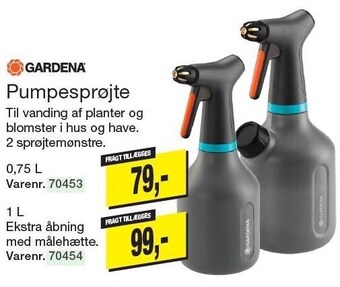 Harald Nyborg Pumpesprøjte 0,75 l eller 1 l tilbud