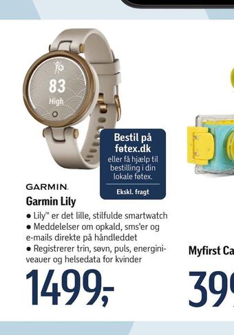 Føtex Garmin lily myfirst tilbud