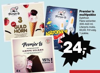 Kvickly Premier is multipakke tilbud